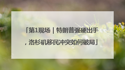 第1现场｜特朗普强硬出手，洛杉矶移民冲突如何破局